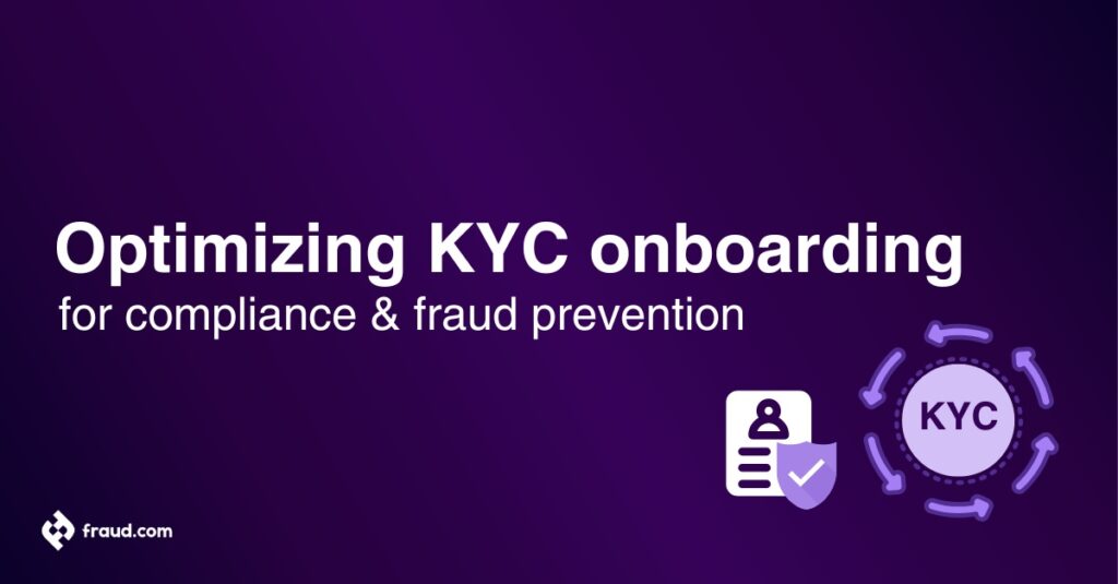 KYC onboarding