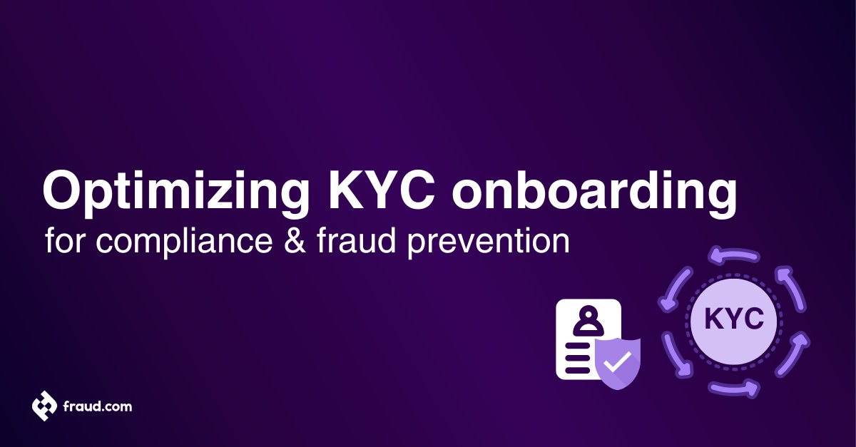 KYC onboarding