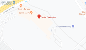 Screenshot of the Empire City Casino Yonkers Raceway location