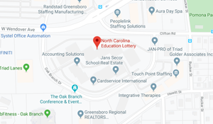 Screenshot of the Greensboro location